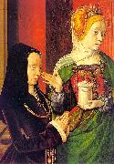 Jean Hey Madeline of Burgundy oil painting